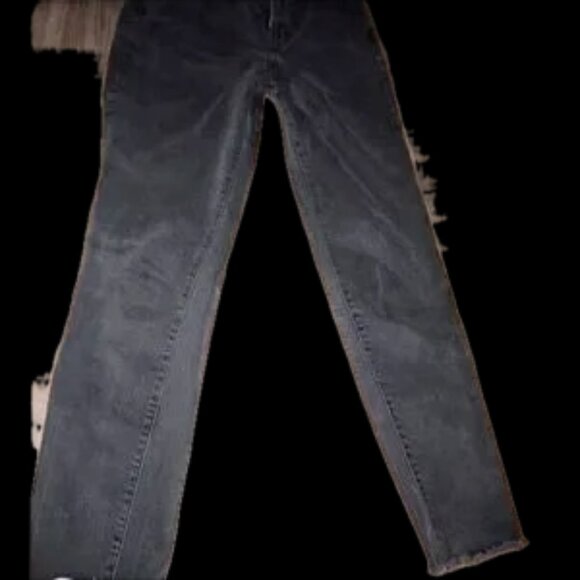 Lady's vintage raw hem size 6 straight high waisted jeans secret pockets NWOT - Picture 7 of 14